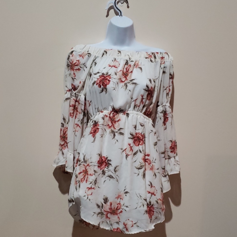 White Floral Dress